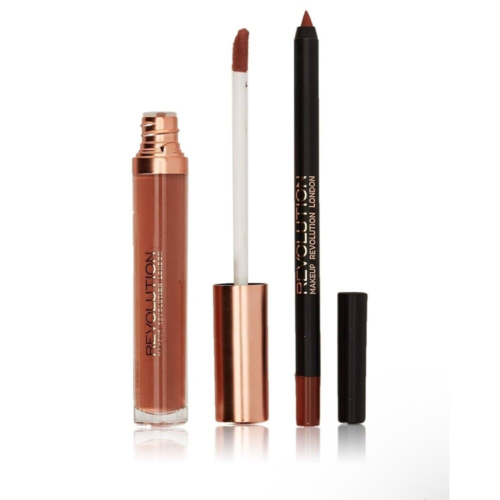 089/ Makeup Revolution London Matte Lip Kit Noble
